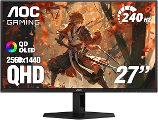 AOC Q27GAZD 27" QD OLED Gaming Monitor,…