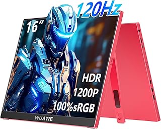 WUAWE 16" 120Hz Portable Monitor for Laptop/MacBook…