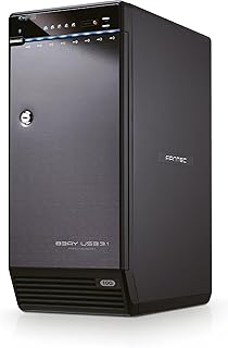 Compare FANTEC 8Way Hard Drive Enclosure USBC 3.2 Gen2 10G for the Installation of 8X 3.52.5 Inch SATA IIIIII HDDsSSDs. Automatic Fan with Internal Temperature Sensor, Lockable Metal Housing at KSA Price