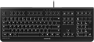 Compare CHERRY WhisperKey Economy Keyboard, Black  104 keys  JK0800EU2 at KSA Price