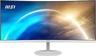 Compare MSI Pro MP341CQW, 34" Monitor, 3440 x 1440 UWQHD, VA, 100Hz, 1ms, HDMI, 1 v1.2a, Tilt at KSA Price