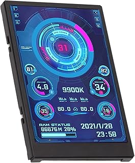 3.5 Inch Computer Temp Monitor, IPS USB Mini Screen…