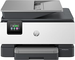 Compare HP OfficeJet Pro 9120 AllinOne Printer, Color, Print, Copy, Scan, Fax, Wireless; Automatic document feeder; Twosided printing, Twosided scanning, Scan to pdf, Touchscreen, Cement  4V2M9C at KSA Price