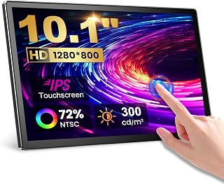 Compare 10.1 Inch Touch IPS Monitor 1280×800 Speakers for Ras Pi Laptop PC at KSA Price