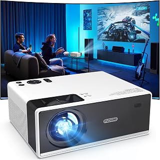 FUDONI Projector with WiFi and Bluetooth, Outdoor…