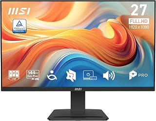 Compare MSI Pro MP273L E14, 27", 144Hz + 1ms MPRT + AMD FreeSync™ at KSA Price