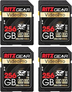 Ritz Gear Video Pro SD UHS-II 256GB SDXC Memory…
