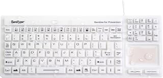 Compare Washable"Touchpad Plus" ProfessionalGrade Hygienic Keyboard wTouchpad USB White | KBSTRC106TW at KSA Price