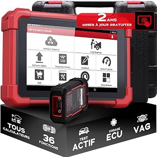 Compare LAUNCH CRP919MAX OBD2 Diagnostic Device for All Vehicles, Diagnostic Device Car with OE Level All System Diagnostics, 31+ Reset Services, Car Tester Active Test, CANFD, ECU Coding, Bluetooth, 2 Year at KSA Price