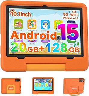 Android 15 Kids Tablet, 10 inch Tablet for…