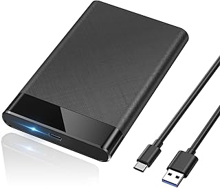 2.5'' External Hard Drive Enclosure, Tool-Free…