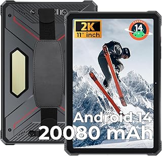 Compare HOTWAV R9 Pro 2025 Rugged Tablet Android 142K 11 Inch 20080mAh Waterproof Tablet, 20GB+256GB2TB SD Outdoor Tablets, 64MP+16MP Camera IP68&IP69KDual SIM 4GWiFi 5Face ID, GPSOTGCamping at KSA Price