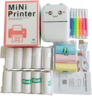 Mini Portable Printer, Inkless Wireless Bluetooth…