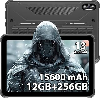 HOTWAV R7 Rugged Tablet Android 13, 15600mAh…