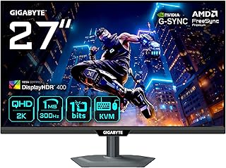 Compare GIGABYTE M27Q3 Gaming Monitor 27" QHD  2560 x 1440, 170Hz, 1ms, 400CDm², FreeSync Premium, Display HDR400, HDMI 2.0, Displayport 1.4 at KSA Price