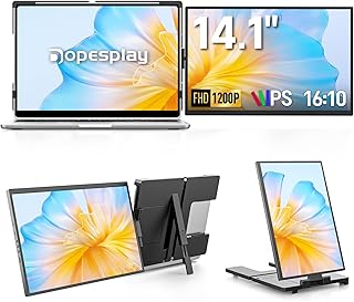 Laptop Screen Extender, 14" FHD 1200P IPS…