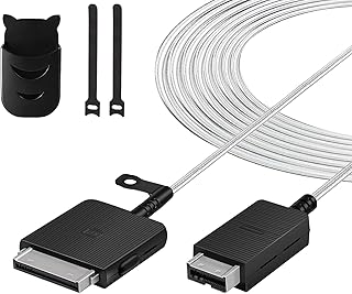 Compare BN3902470A 16FT One Connect Cable for Samsung QN43LS03RAF QN43LS03TAF QN49LS03RAF QN50LS03TAF QN55LS03RAF QN55LS03TAF QN65LS03RAF QN65LS03TAF QN65Q90RAF QN75LS03TAF for Samsung One Connect Cable at KSA Price