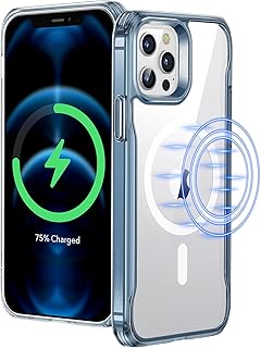 Compare ESR Case for iPhone 12 Pro Max, Compatible with MagSafe, Classic Hybrid Magnetic Mobile Phone Case iPhone 12 Pro Max Case, Military Standard, Drop Protection, ScratchResistant Back, Clear Blue at KSA Price