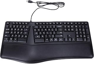 Compare Ergonomic Split Keyboard with Wrist Rest at KSA Price