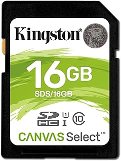 Compare Kingston SDS16GB Digital Canvas Select SDHC Flash Memory Card 16 GB at KSA Price