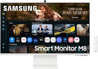 Compare Samsung S32FM801UU  M80F Series  LED Monitor  Smart  81.3 cm 32" at KSA Price