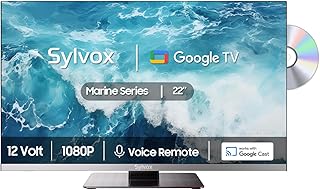 SYLVOX 12 Volt TV, 22" Smart TV with…