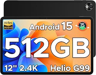 Compare DOOGEE T40 PRO Android 15 Tablet 12 Inch Helio G99, 20GB RAM 512GB ROM 2TB TF, 4G LTE, 10800mAh Battery, 2.4K Display Tablet with SIM Card Slot, 16MP + 8MP 4G Dual SIM5G WiFiGPSWidevine L1 at KSA Price