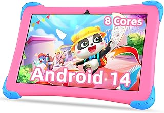 Kids Tablet 10 inch Android 14 with Case for…