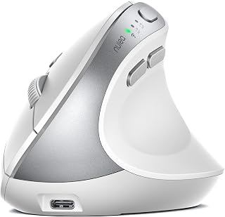 Compare Nulea Ergonomic Vertical Wireless Mouse with Silent Click and Rechargeable at KSA Price