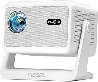 Compare VISSPL 1500ANSI Mini Projector with WiFi and Bluetooth, Auto Focus & Keystone, 4K Support, Netflix Certified, LCD, HDMI, USB, Official Netflix Licensed at KSA Price