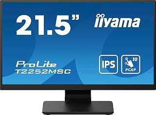 Compare iiyama Prolite T2252MSCB2 computer monitor 54.6 cm 21.5" 1920 x 1080 Pixels Full HD LCD Touch Display Black at KSA Price