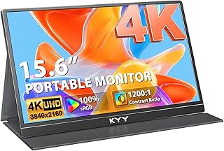 KYY 4K Portable Monitor 15.6" Portable…