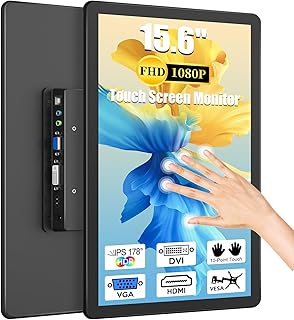 Compare MAGEX 15.6" Touchscreen Monitor, HDMI VGA DVI FHD 1080p IPS Rp Pi Touch Screen Monitor 10Point Touch Display with Remote Control Speakers VESA Touch Screen for PC, Pi, POS, Kiosk, Industrial at KSA Price