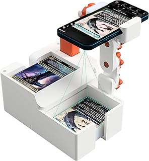 Compare Card Scanner Pro: Advanced Automatic Card Scanner & Slinger for MTGTCG and Sports Cards  HeightAdjustable Stand with Universal Clamp, Essential Trading Card Accessory​ at KSA Price