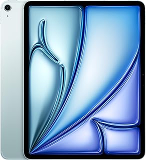 Compare Apple iPad Air 13inch M2: Liquid Retina display, 1TB, Landscape 12MP Front Camera12MP Back Camera, WiFi 6E + 5G Cellular with eSIM, Touch ID, AllDay Battery Life  Blue at KSA Price
