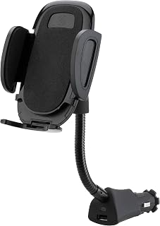 Compare SCOSCHE SUH12VXCES0 Select Power Socket Mount with Phone Holder, Flexible Neck and USB Charging Port at KSA Price