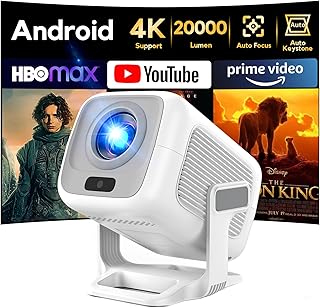 Mini Projector with WiFi Bluetooth, AKIYO Portable…