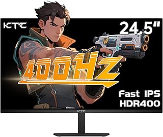 Compare KTC 24.5 Inch 400Hz Gaming Monitor, FHD 1080P 240Hz Computer Monitor, H25X7 at KSA Price