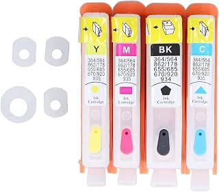Compare Ink Cartridge Inkjet Print Refill Box Replacement Printer Accessories Officejet Pro 6960 6979 European Black Blue Red Yellow PP 4PCS at KSA Price