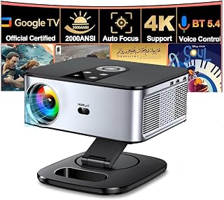 Compare 4K Projector with WiFi 6 and Bluetooth 5.0 800ANSI Auto Focus 6D Keystone Portable Outdoor Projector Home Video Projector at KSA Price
