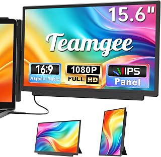 Teamgee Laptop Screen Extender, FHD IPS Portable…
