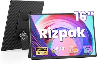 Compare 16" Laptop Screen Extender, 1920x1200 IPS Portable Monitor at KSA Price