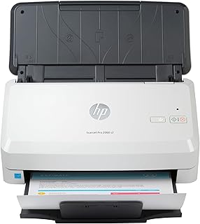 Compare HP ScanJet Pro 2000 s2 Sheetfeed Scanner  3,500 pages per day at 35 page per minute 70 image per minute  6FW06A at KSA Price