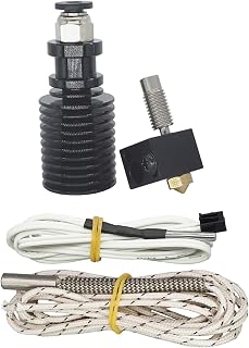 Compare for 3D Printer 0.41.75mm E3D V6 Hotend Kit High Temperature Version 320 Degrees JHead Remote extruder 12V 24V hot end 3D Printing Accessories Color : Black, Size : 24V at KSA Price