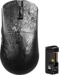 Compare ATTACK SHARK R11 Ultra 8K Carbon Fiber Wireless Gaming Mouse,PAW3950 MAX Sensor,49g UltraLightweight,Nordic 52840 MCU Chip,42000 DPI,WiredBT2.4GHz Wirelss Programmable Mouse for PCMacInk at KSA Price