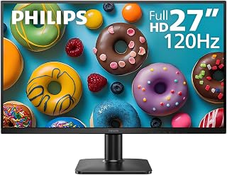 Compare Philips 27E2N2100 27 inch IPS FHD 1920 x 1080 120Hz Gaming Office Monitor, VESA, HDMI x1, VGA Port x1, Eye Care, 4 Year Advance Replacement Warranty at KSA Price