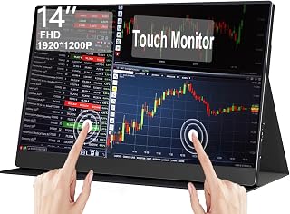 14" Touch Portable Travel Monitor : 1920 * 1200P…