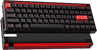 Compare MelGeek MADE68 Ultra Wired Keyboard, Hall Effect Magnetic Switch Gaming Keyboard, 65% Compact Rapid Trigger, HotSwappable, RGB Snap Tap & Adjustable Actuation, Online HIVE Custom, Aluminum CaseRed at KSA Price