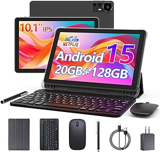 Android 15 Tablet 10 Inch, 20GB RAM+128GB ROM/2TB…