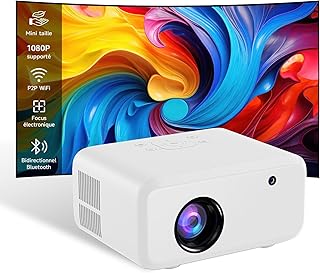 Smart Projector VISULAPEX Projector Supports 4K,…